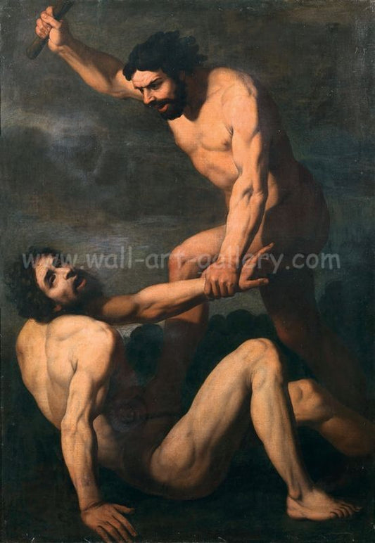 cain and abel painting by daniele crespi