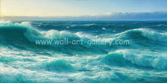 sea scape painting