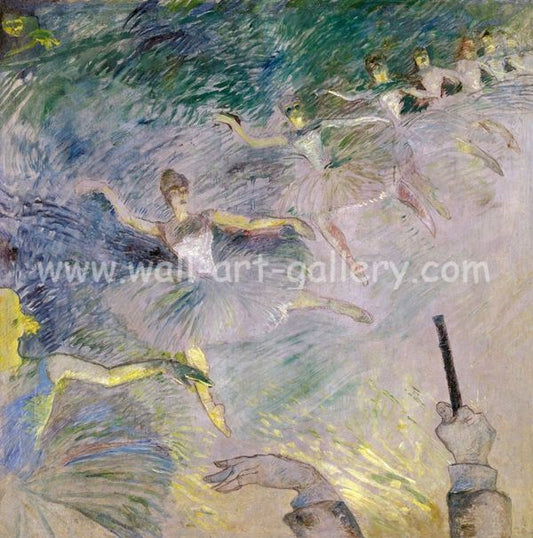 Modern Paintings by Henri de Toulouse Lautrec - Ballet Dancers