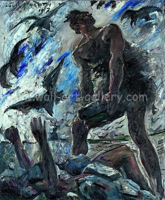 cain & abel painting by lovis corinth
