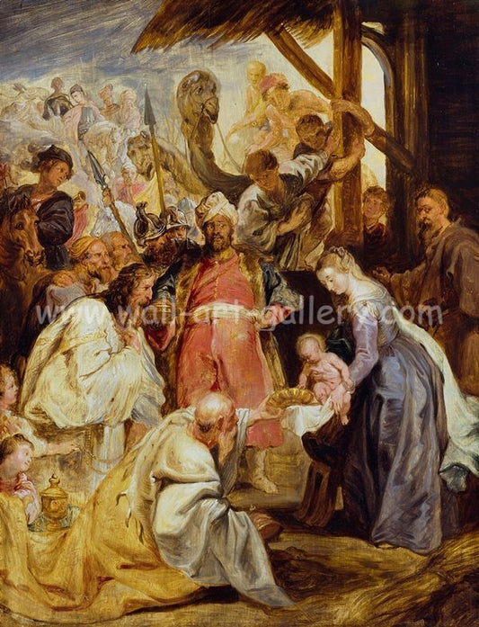 christian paintings [the adoration of the magi]
